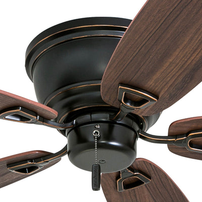 Honeywell Glen Alden 52" Indoor Low Profile Ceiling Fan, Rubbed Bronze(Open Box)