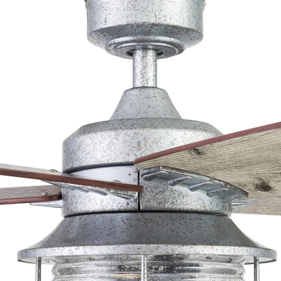 Honeywell Foxhaven 52-Inch Indoor/Outdoor Farmhouse LED Ceiling Fan, (Open Box)