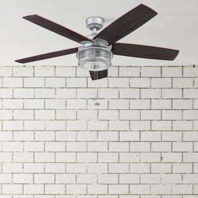 Honeywell Foxhaven 52-Inch Indoor/Outdoor Farmhouse LED Ceiling Fan, (Open Box)