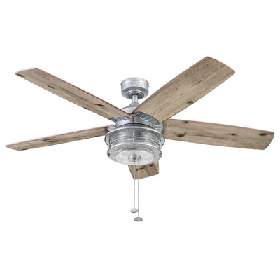 Honeywell Foxhaven 52-Inch Indoor/Outdoor Farmhouse LED Ceiling Fan, (Open Box)