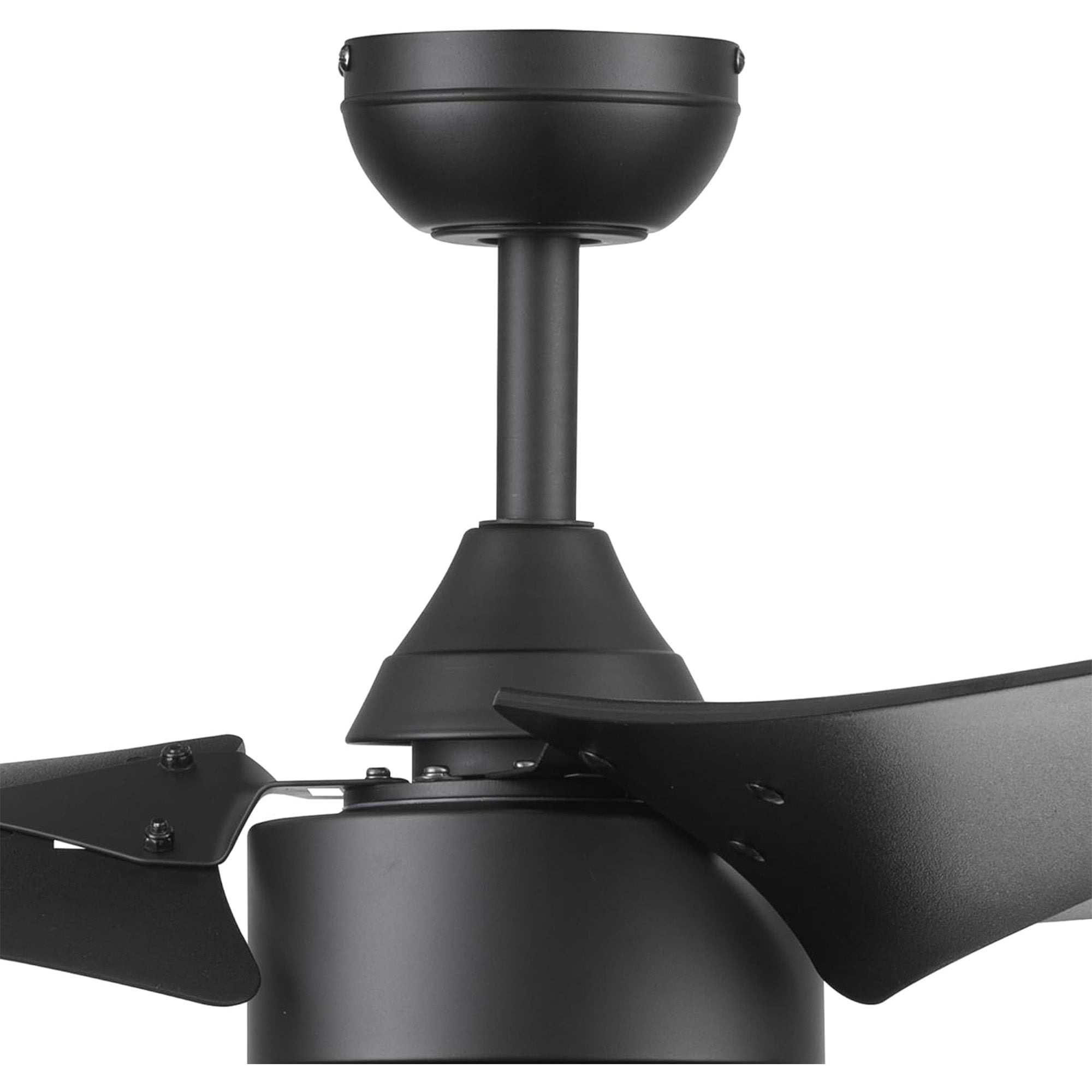 Prominence Home Teo 56 Inch Outdoor LED Ceiling Fan With Light, Matte Black - VMInnovations