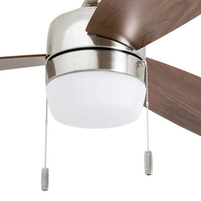 Honeywell Barcadero 44" Indoor LED Ceiling Fan with Pull Chain, Brushed Nickel - VMInnovations