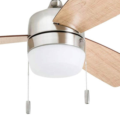 Honeywell Barcadero 44" Indoor LED Ceiling Fan with Pull Chain, Brushed Nickel - VMInnovations