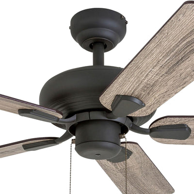 Honeywell Russwood 42" Indoor Ceiling Fan with Pull Chain, No Light, Bronze - VMInnovations