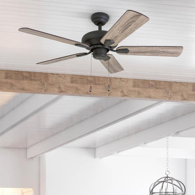 Honeywell Russwood 42" Indoor Ceiling Fan with Pull Chain, No Light, Bronze - VMInnovations