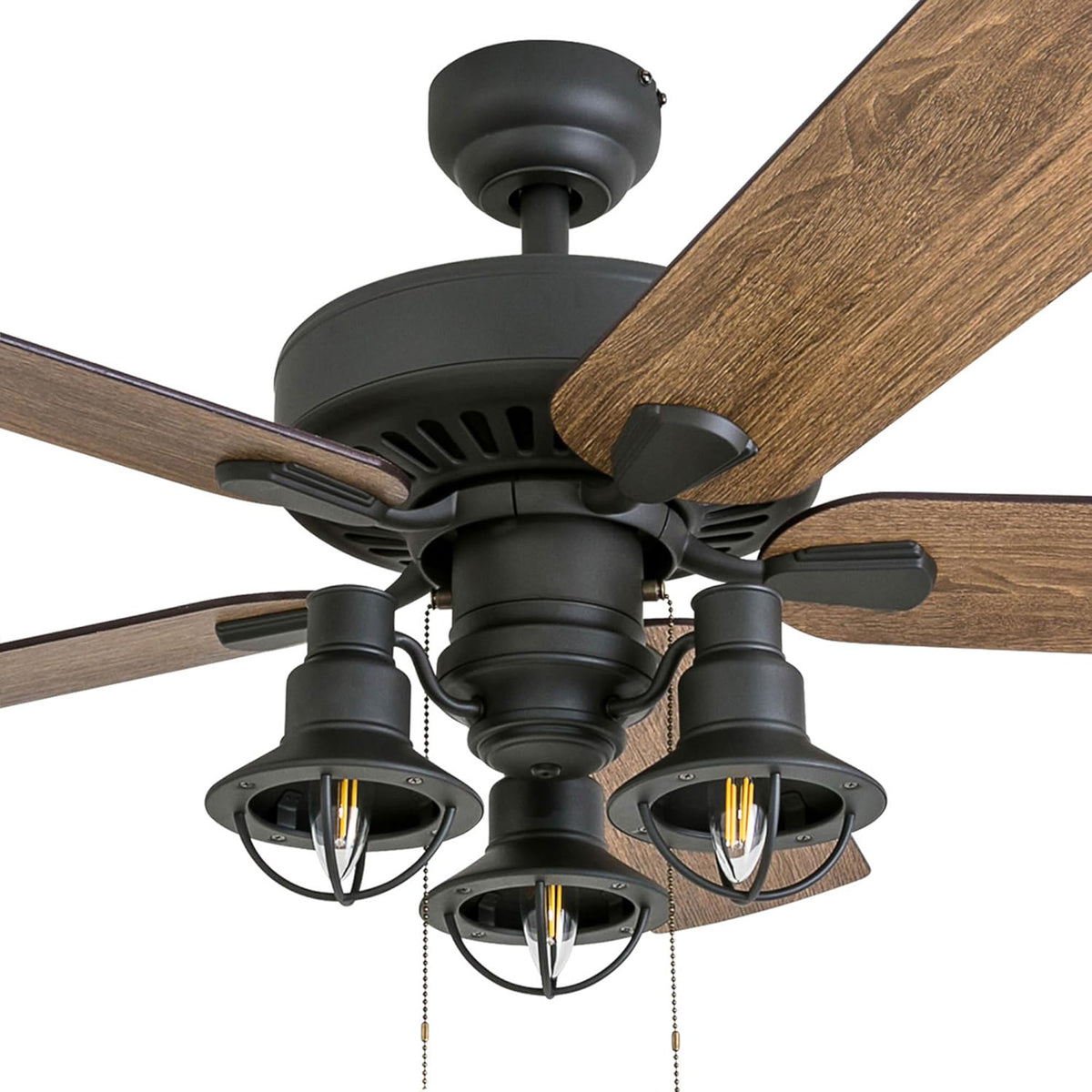Prominence Home Ennora 52" Indoor Ceiling Fan with Light, Pull Chain, (Open Box)