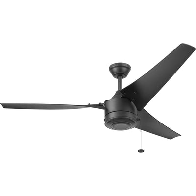 Prominence Home Talib 56 Inch Outdoor Ceiling Fan With No Light, Matte Black - VMInnovations