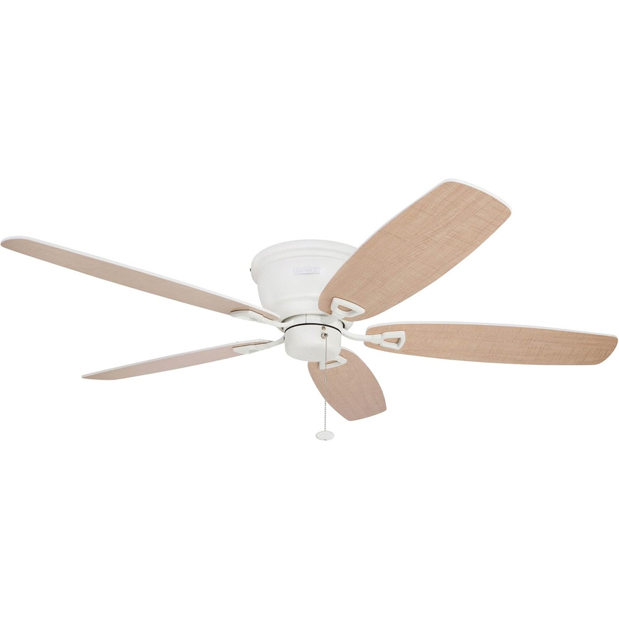 Honeywell Glen Alden 52" Indoor Ceiling Fan with Pull Chain, No Light, White