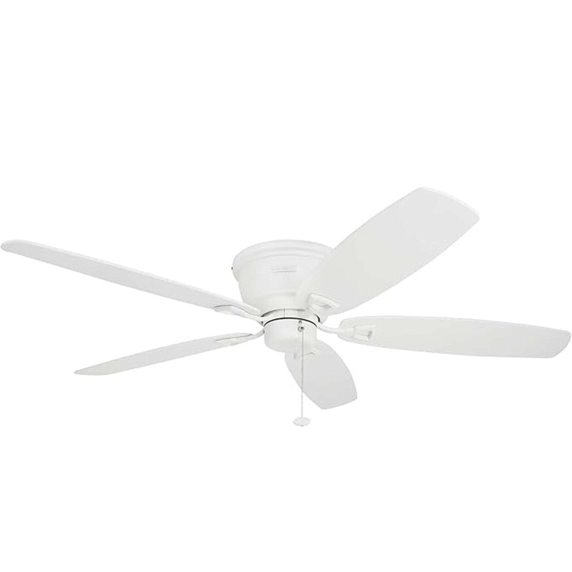 Honeywell Glen Alden 52" Indoor Ceiling Fan with Pull Chain, No Light, White