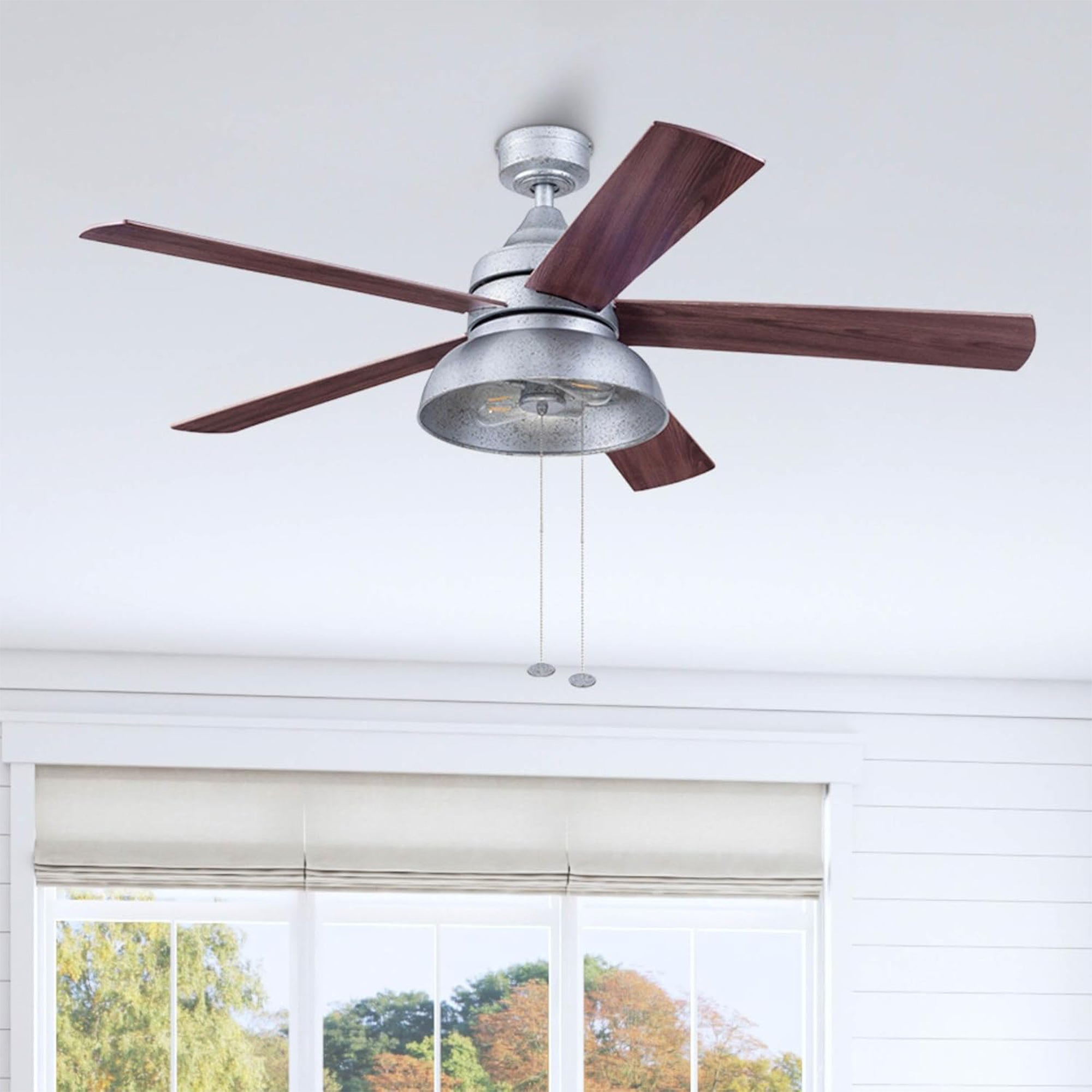 Prominence Home Brightondale 52 Inch Industrial Ceiling Fan w/ Light (Open Box)