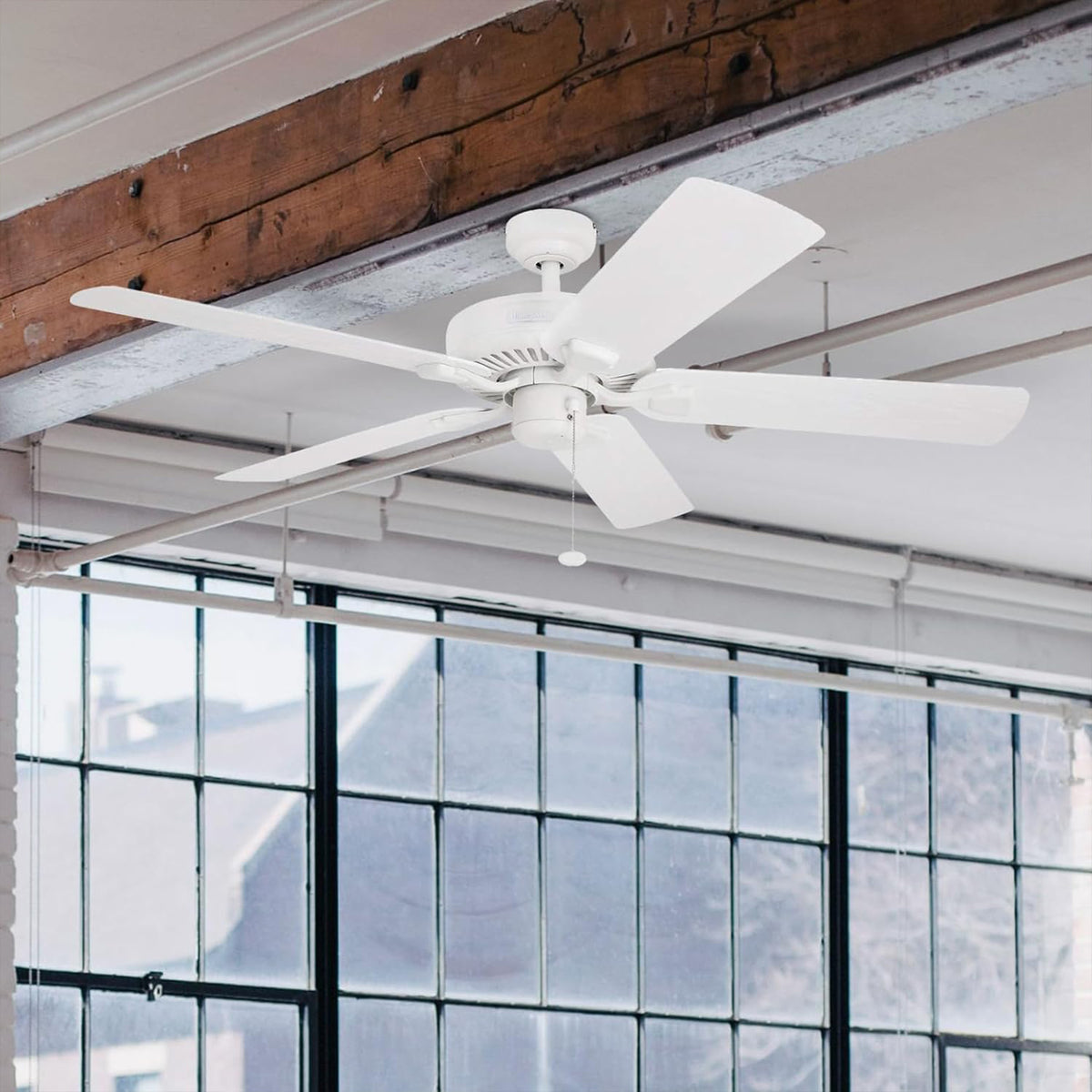 Honeywell Belmar 52-Inch Outdoor Ceiling Fan, Pull Chain, Tri-Mount, (Open Box)
