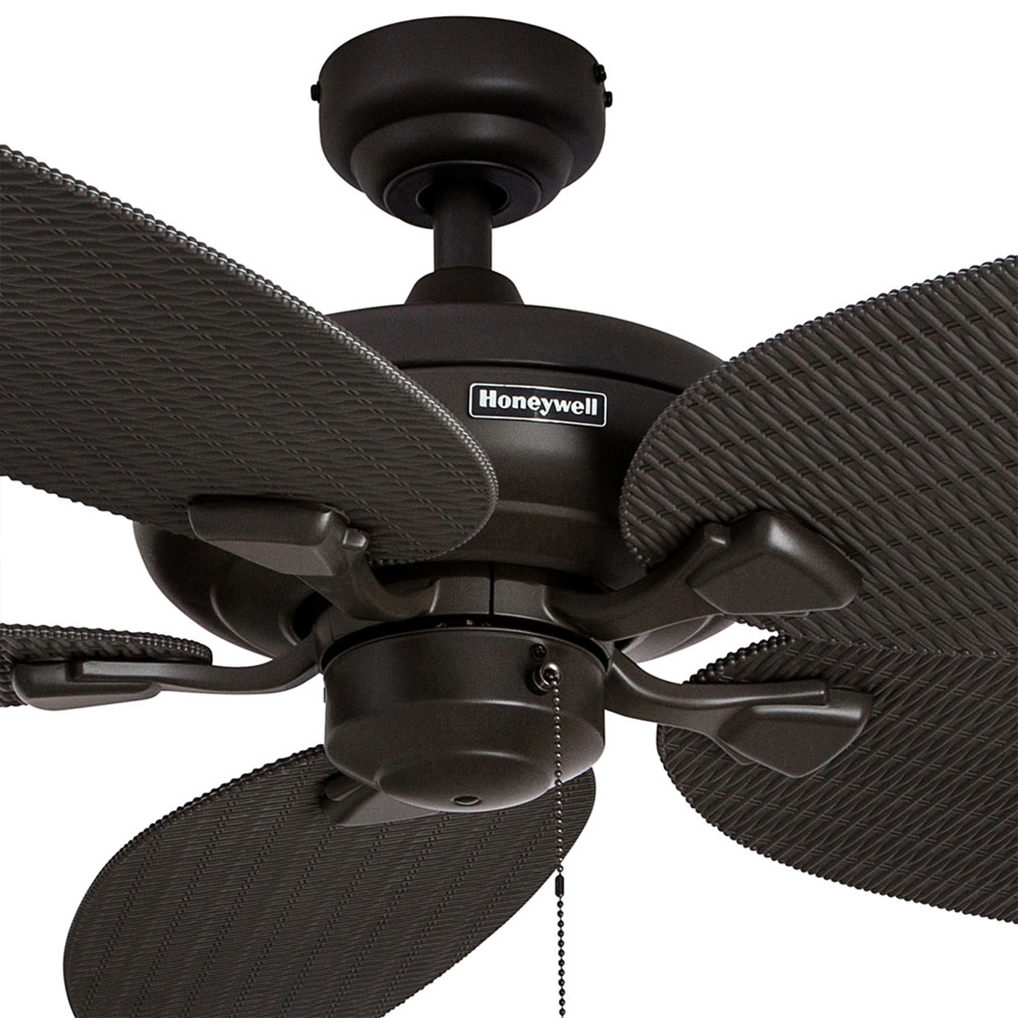 Honeywell Duval 52-Inch Tropical Indoor Outdoor Ceiling Fan, Pull Chain, Bronze - VMInnovations