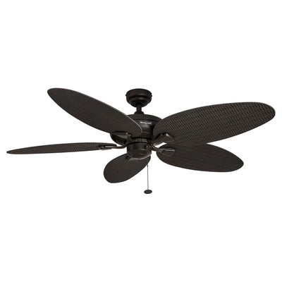 Honeywell Duval 52-Inch Tropical Indoor Outdoor Ceiling Fan, Pull Chain, Bronze - VMInnovations