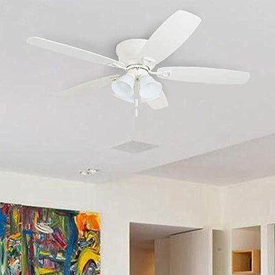 Honeywell Glen Alden 52 Inch Indoor Ceiling Fan with 4 Lights, Reversible, White - VMInnovations