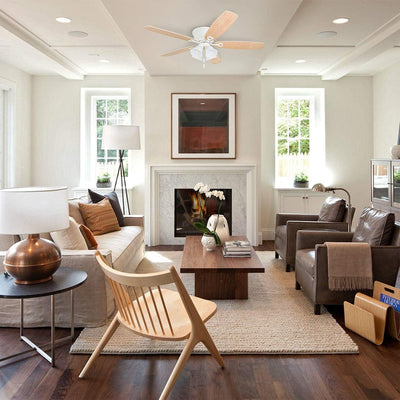 Honeywell Glen Alden 52 Inch Indoor Ceiling Fan with 4 Lights, Reversible, White - VMInnovations