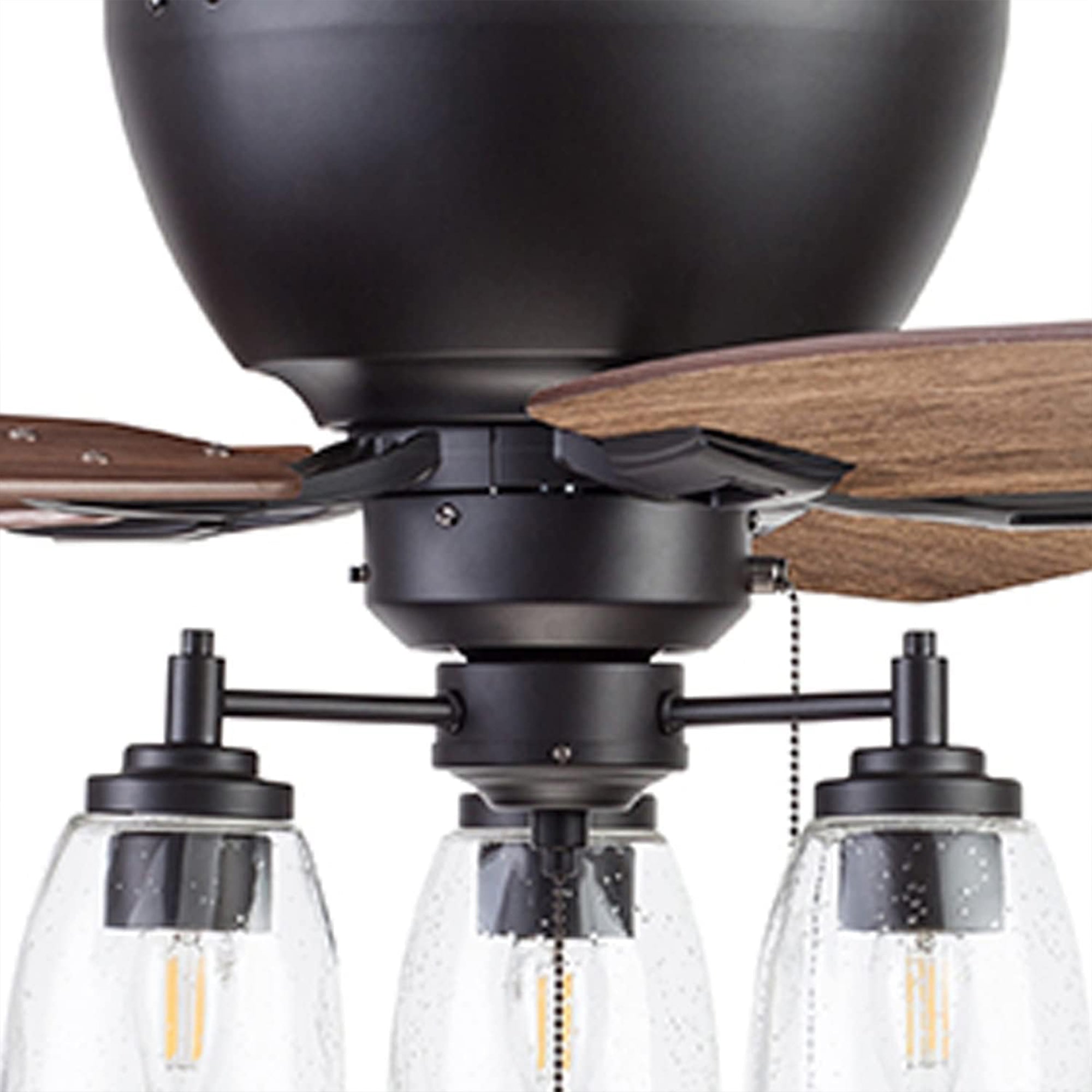 Prominence Home 52" Flush Mount LED Ceiling Fan w/Light, Bronze (For Parts)