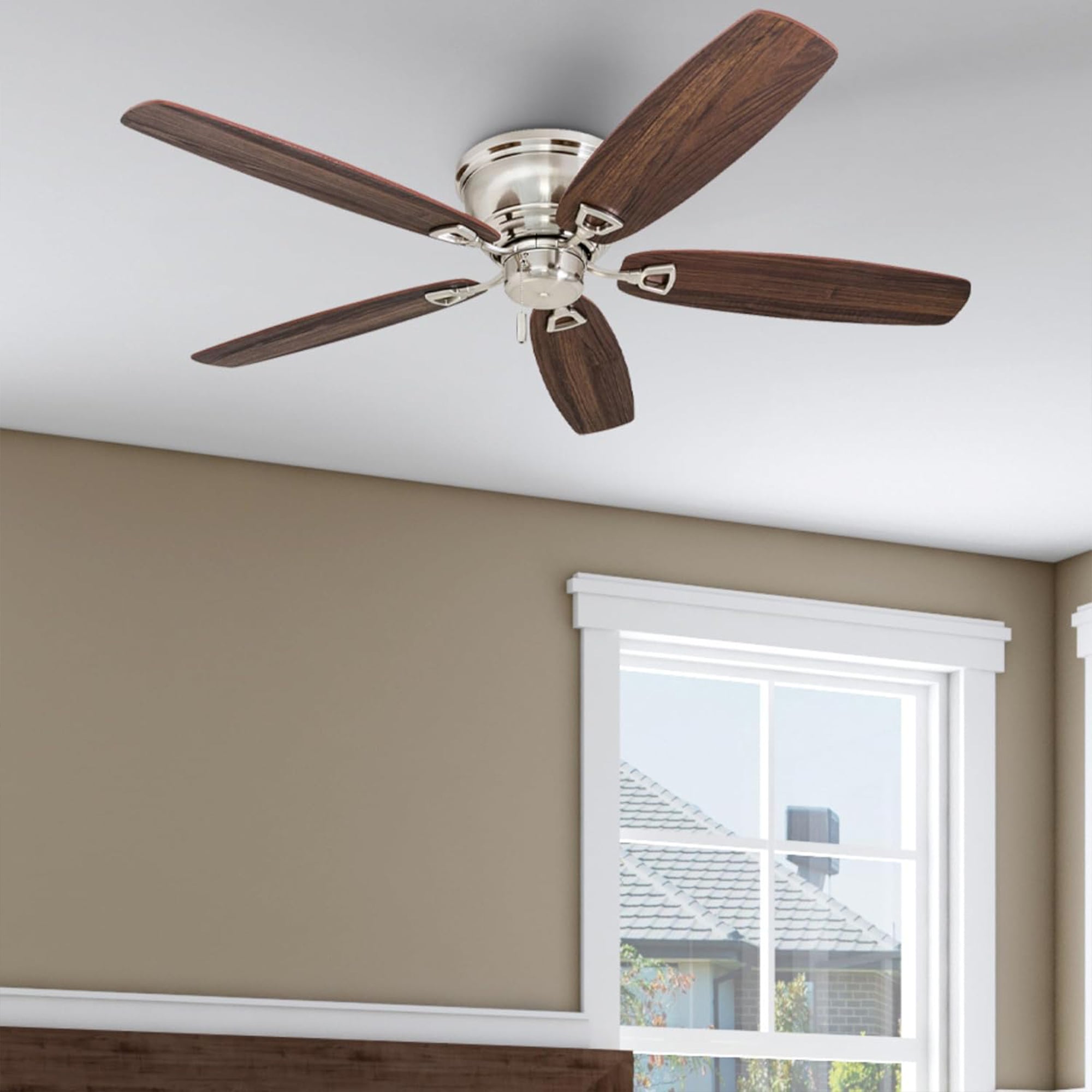 Honeywell Glen Alden 52 Inch Indoor Ceiling Fan with No Light, (Open Box)