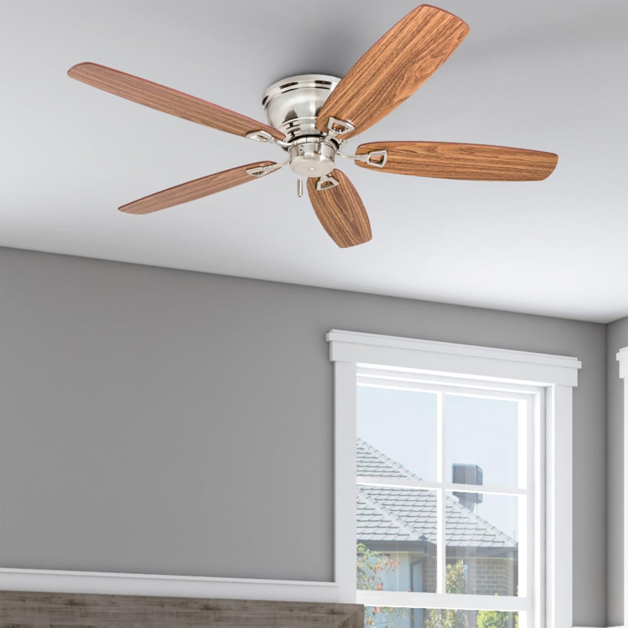 Honeywell Glen Alden 52 Inch Indoor Ceiling Fan with No Light, (Open Box)