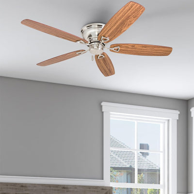 Honeywell Glen Alden 52 Inch Indoor Ceiling Fan with No Light, (Open Box)