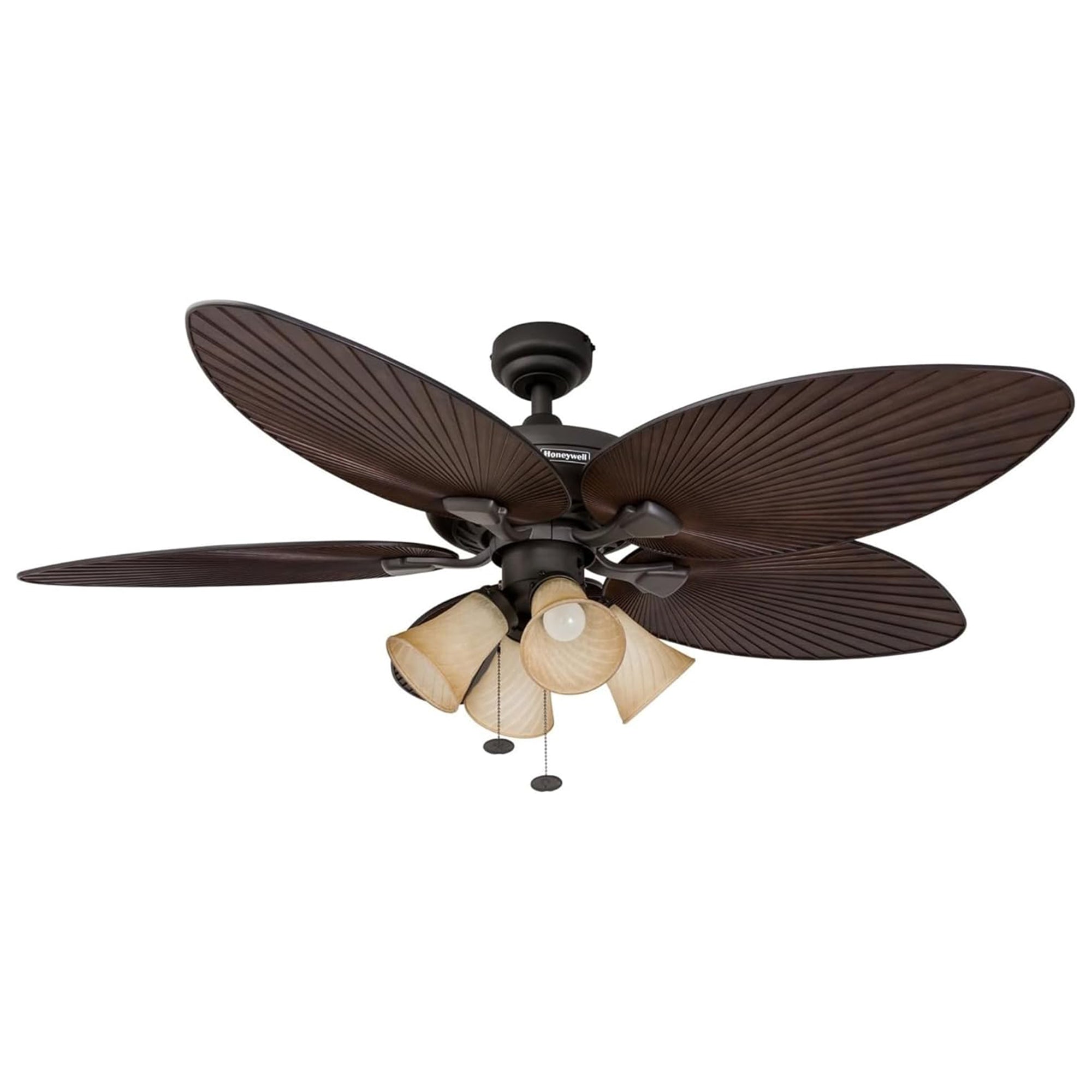 Honeywell Palm Island 52 Inch Tropical Ceiling Fan, LED Light (Open Box)