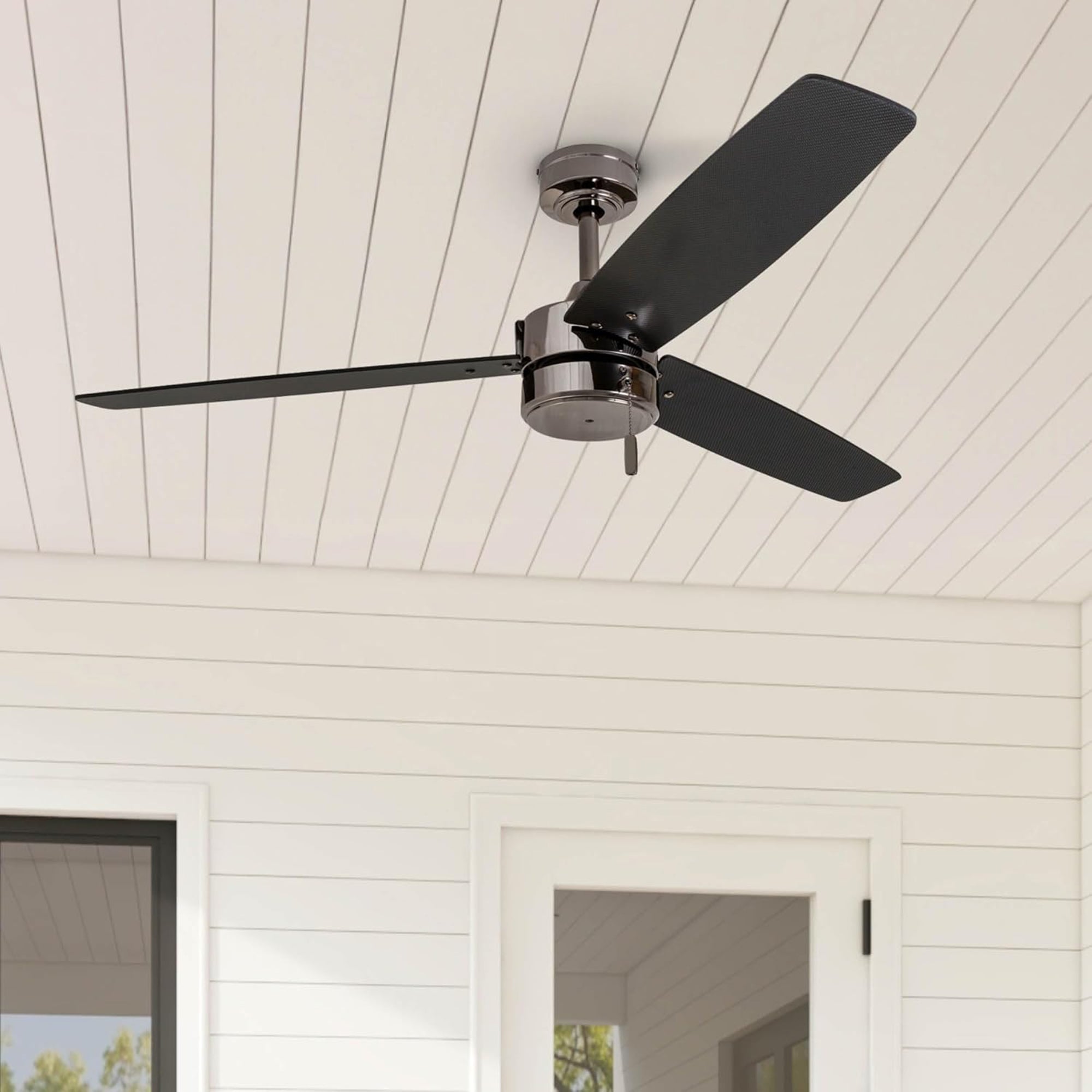 Prominence Home Journal 52 Inch Outdoor Ceiling Fan with Pull Chain (Open Box) - VMInnovations