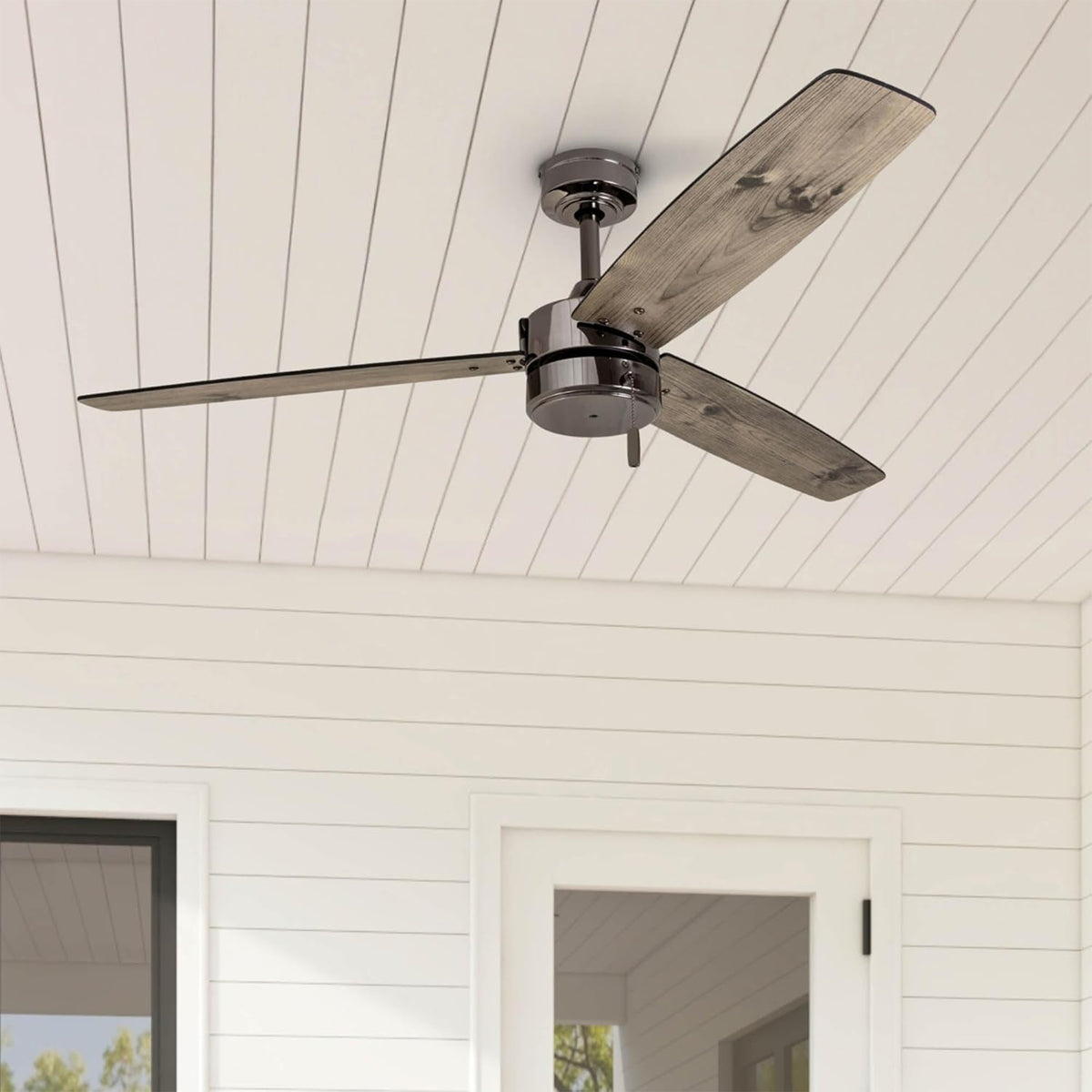 Prominence Home Journal 52 Inch Outdoor Ceiling Fan with Pull Chain (Open Box) - VMInnovations