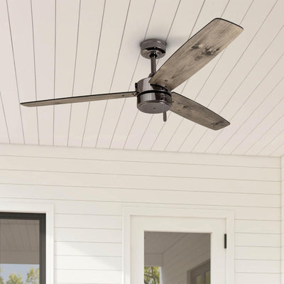 Prominence Home Journal 52 Inch Outdoor Ceiling Fan with Pull Chain (Open Box) - VMInnovations
