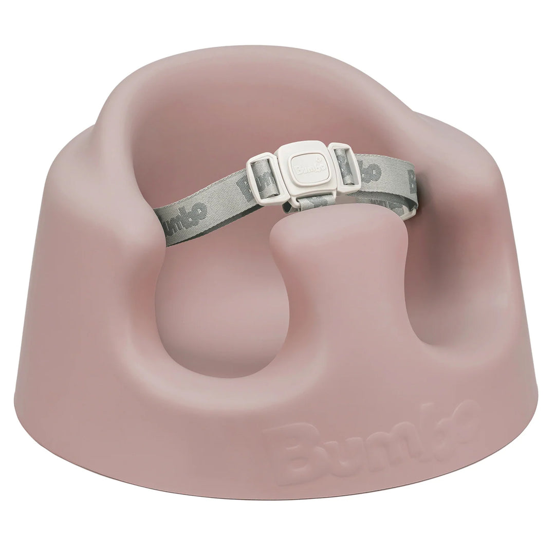 Bumbo Infant Floor Seat PLUS+ Sit Up Chair, Adjustable Harness, Sonoran Rose - VMInnovations