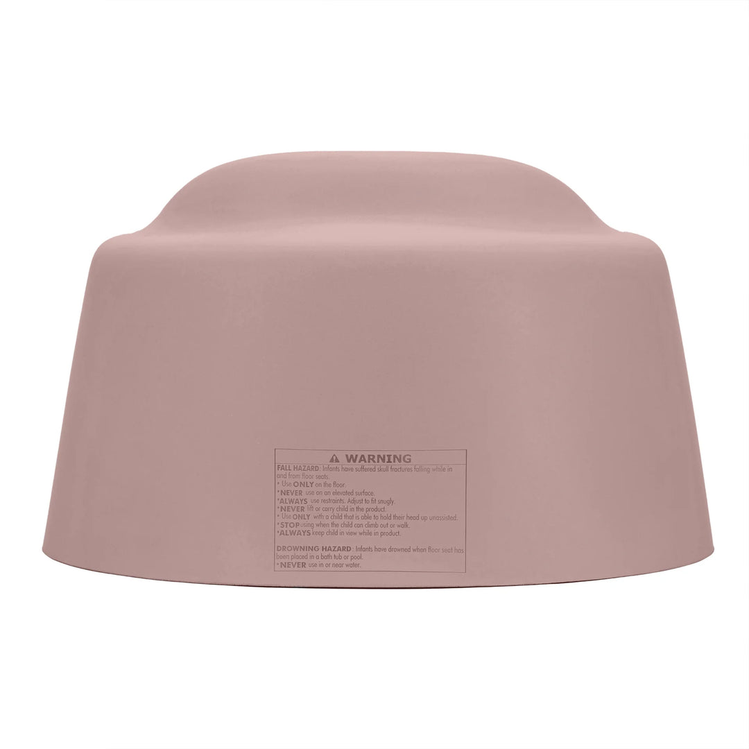 Bumbo Infant Floor Seat PLUS+ Sit Up Chair, Adjustable Harness, Sonoran Rose - VMInnovations