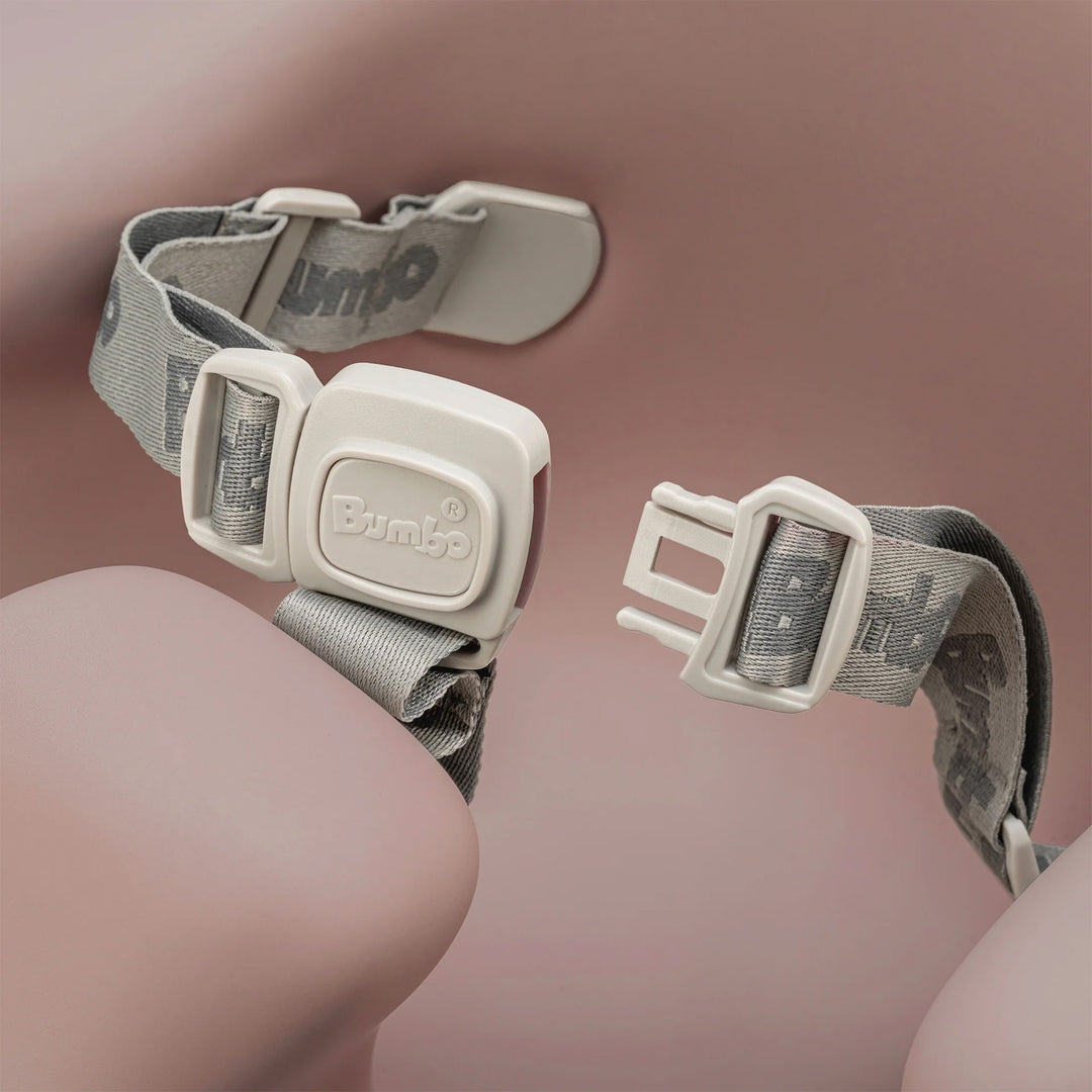 Bumbo Infant Floor Seat PLUS+ Sit Up Chair, Adjustable Harness, Sonoran Rose - VMInnovations