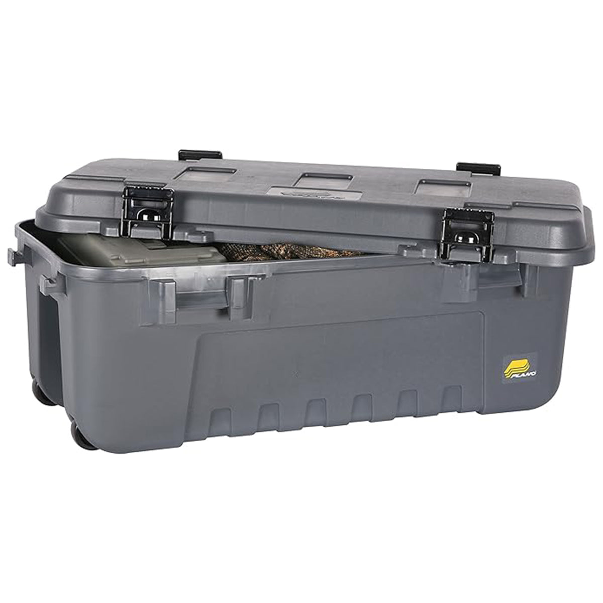 Plano 3 Pk Storage Trunk with Wheels, Lockable Sportsman Box, 108Qt (For Parts)