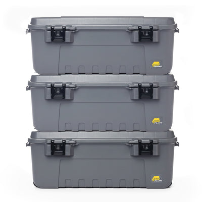 Plano 3 Pack Storage Trunk with Wheels, Lockable Sportsman Box (Open Box)