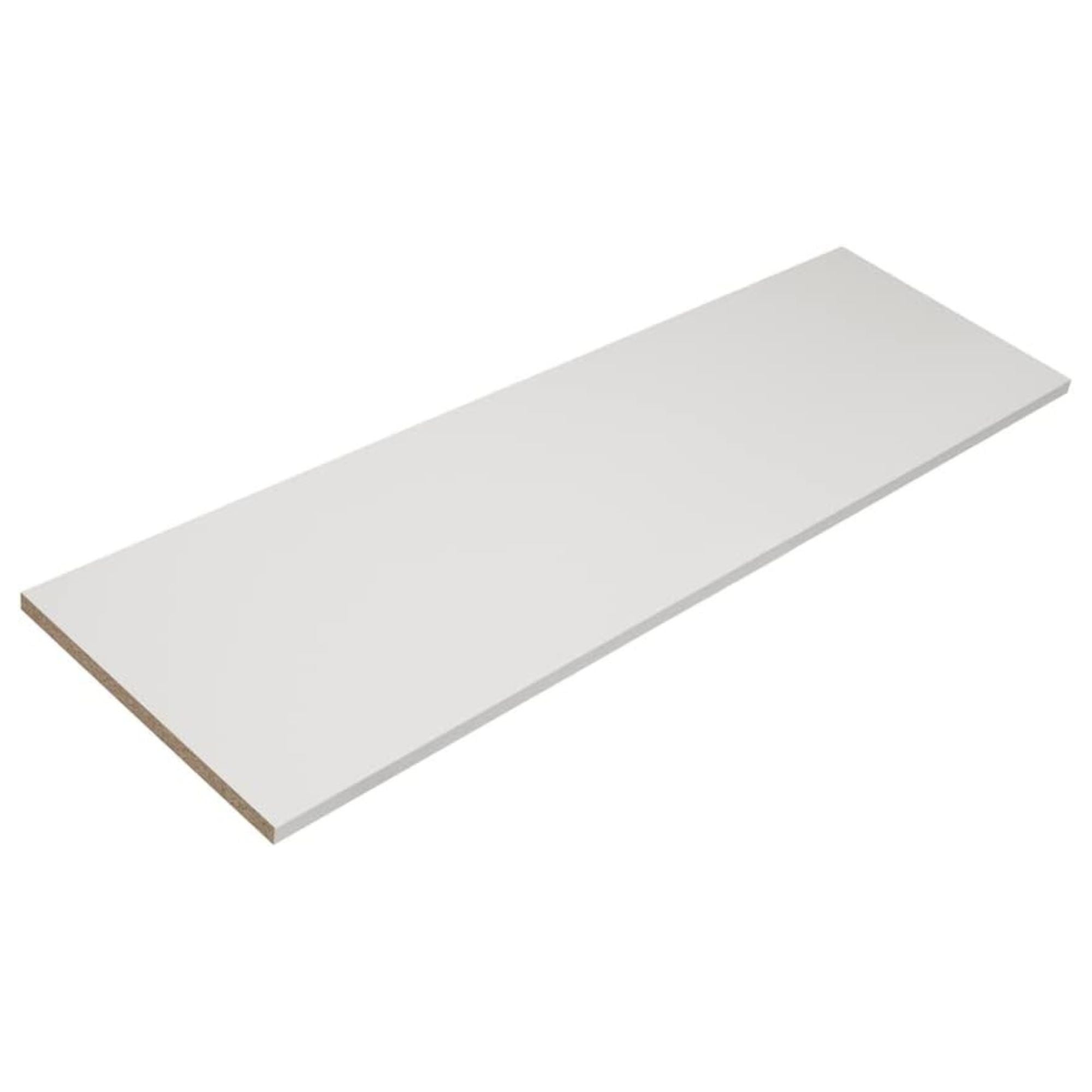Rubbermaid 48" Premium Wood Closet Shelf W/Hanging Rod, Wall Mounted, (Open Box) - VMInnovations