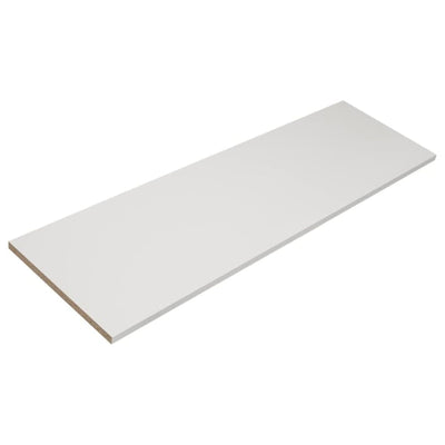 Rubbermaid 48" Premium Wood Closet Shelf W/Hanging Rod, Wall Mounted, (Open Box) - VMInnovations