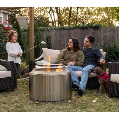 Solo Stove Yukon Shield, Stainless Steel Mesh Spark Screen with Removal Tools