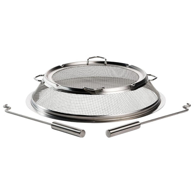 Solo Stove Yukon Shield, Stainless Steel Mesh Spark Screen with Removal Tools