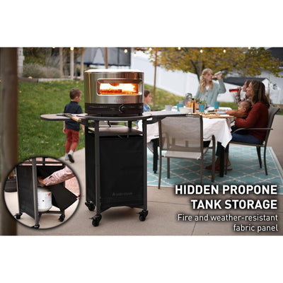 Solo Stove Pizza Oven Cart for Outdoor Pi Pizza Ovens, Portable Pizza Oven Table