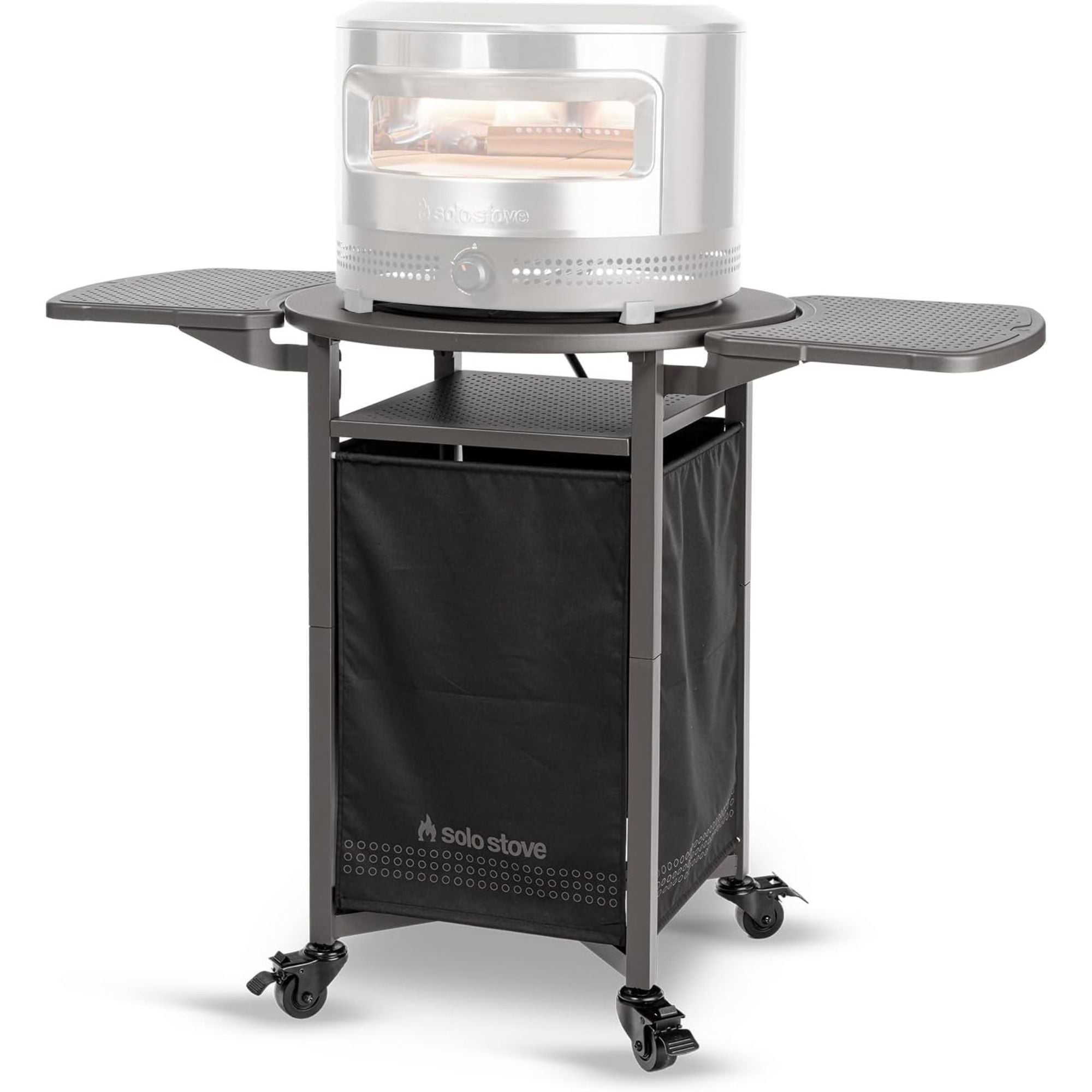 Solo Stove Pizza Oven Cart for Outdoor Pi Pizza Ovens, Portable Pizza Oven Table