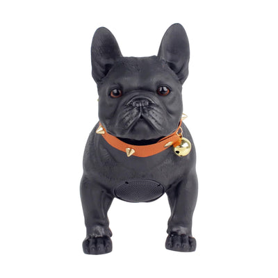 Max Power Bulldog Style Rechargeable Bluetooth Speaker with FM Radio, Black - VMInnovations