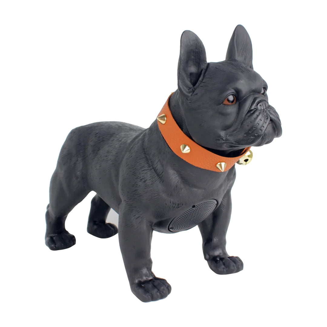 Max Power Bulldog Style Rechargeable Bluetooth Speaker with FM Radio, Black