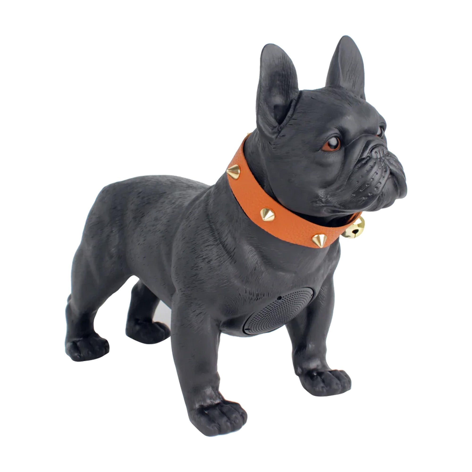 Max Power Bulldog Style Rechargeable Bluetooth Speaker with FM Radio, Black - VMInnovations