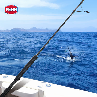 PENN Carnage III Spinning Jigging Rod, 6'4" Fishing Pole, Medium Heavy Power - VMInnovations