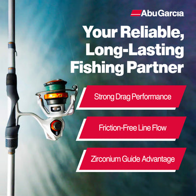 Abu Garcia Reel & Fishing Rod, Revo X Spinning Combo 7' Fishing Pole, Medium - VMInnovations
