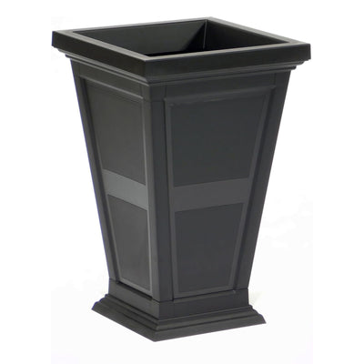 FCMP Outdoor Modemmo Self-Watering Planter, Chelsea Pattern, Black, (Open Box)
