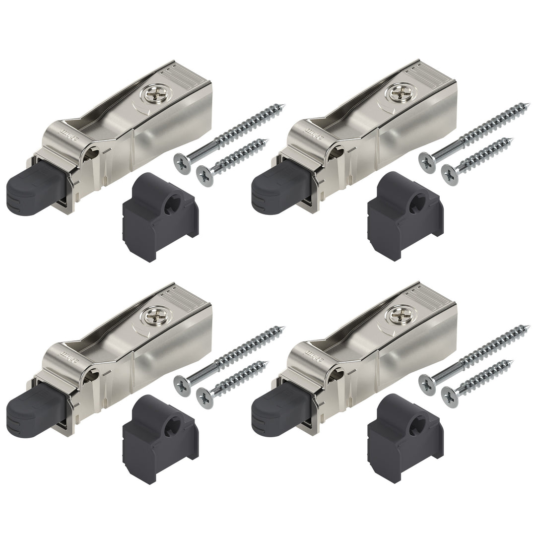 Blum BLUMOTION for Doors (4 Pack), Soft-Close Adapter for COMPACT Hinges, Includes Spacer and Screws for Face Frame Cabinets