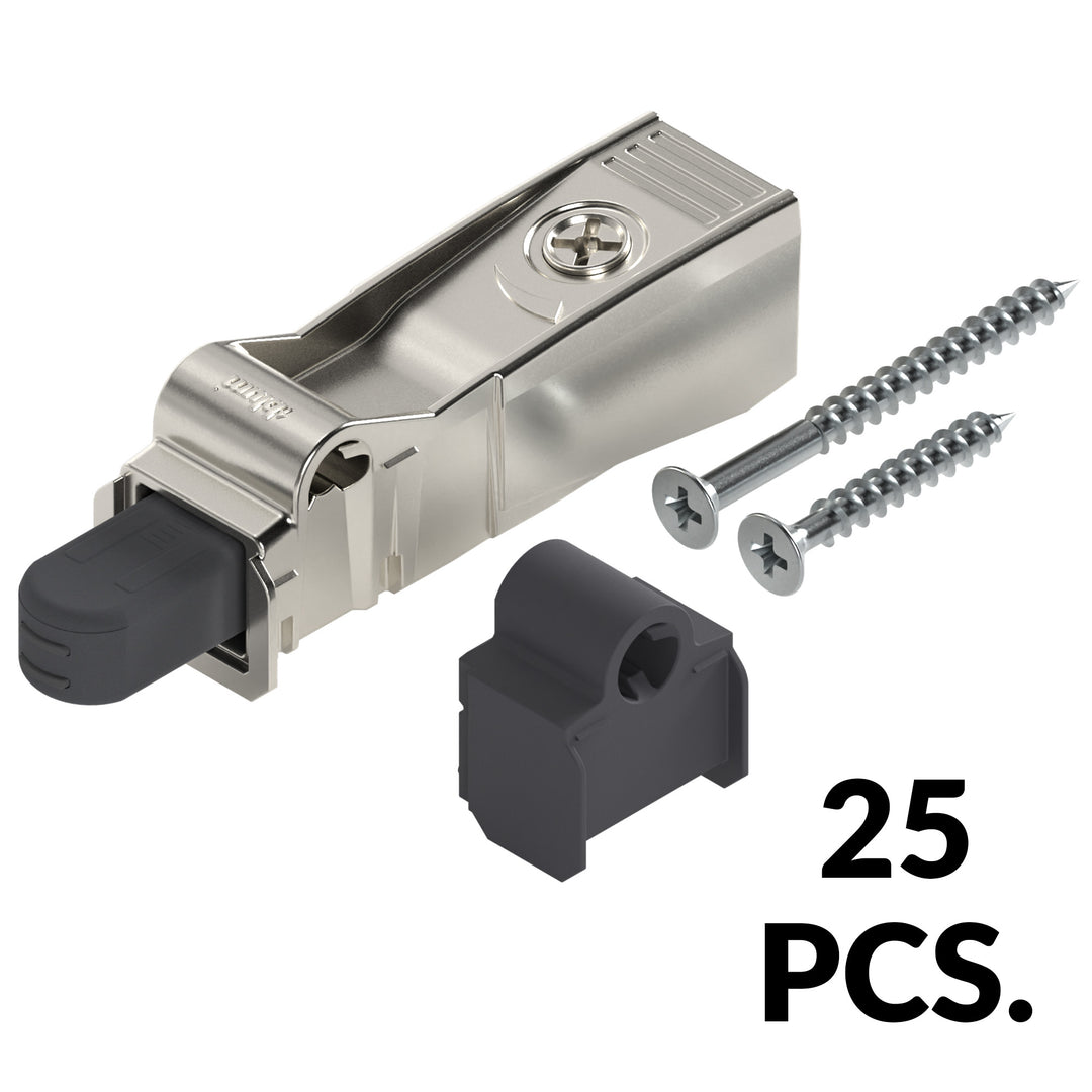 Blum BLUMOTION for Doors (25 Pack), Soft-Close Adapter for COMPACT Hinges, Includes Spacer and Screws for Face Frame Cabinets