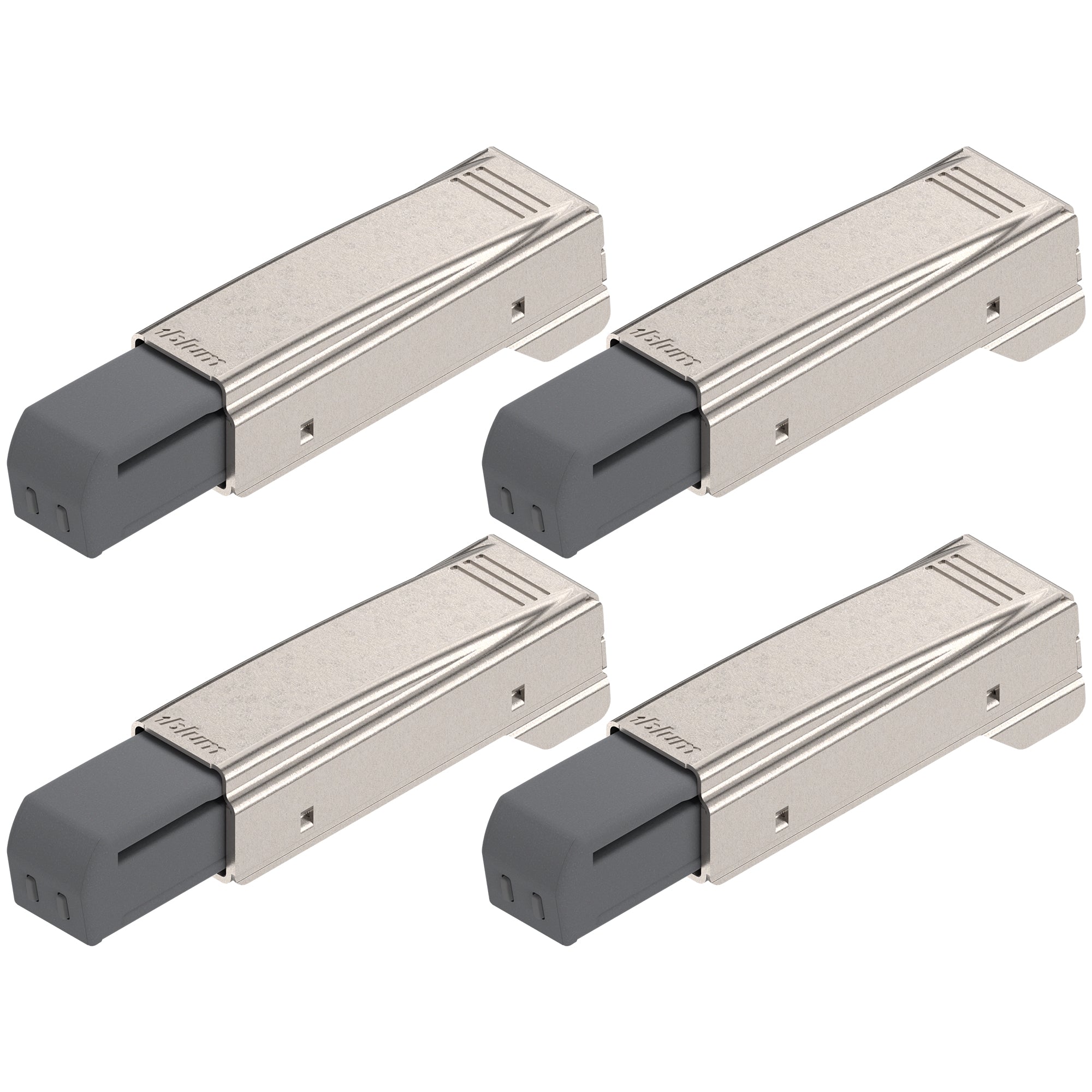 Blum BLUMOTION Add-On for Doors (4 Add Ons), Soft Close for CLIP top and CLIP Hinges, Steel, Tool-Free Installation for Overlay Cabinet Applications