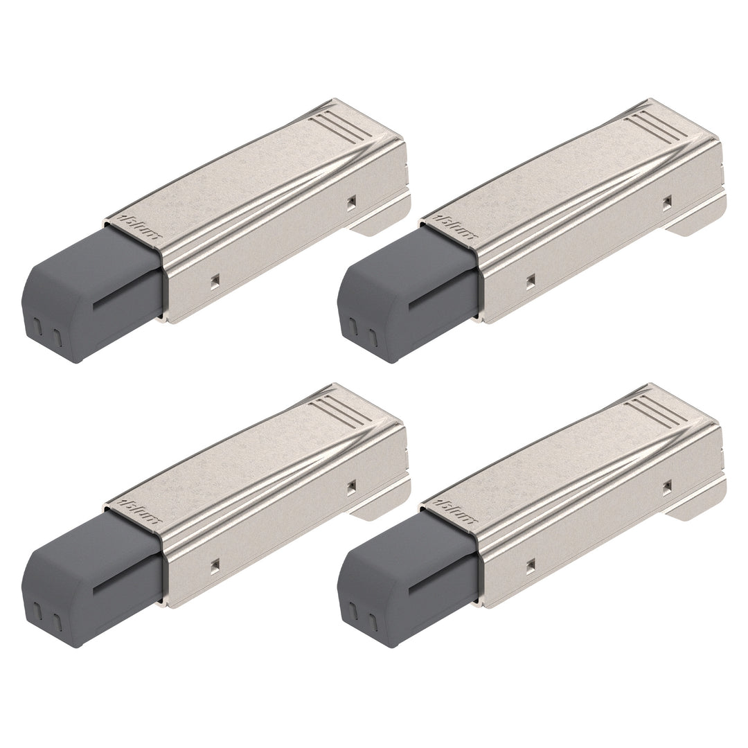 Blum BLUMOTION Add-On for Doors (4 Pack), Soft Close for CLIP top and CLIP Hinges, Steel, Tool-Free Installation for Overlay Cabinet Applications