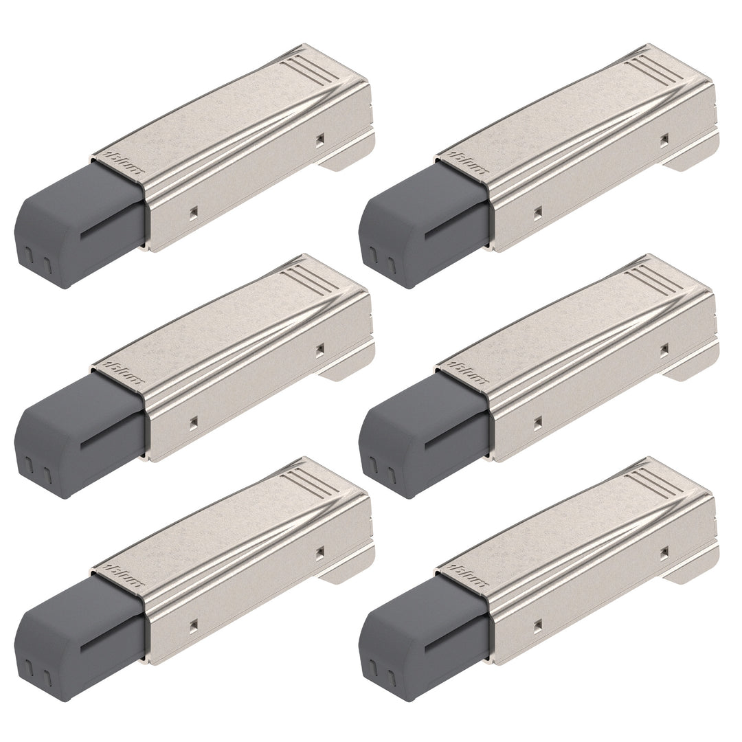 Blum BLUMOTION Add-On for Doors (6 Pack), Soft Close for CLIP top and CLIP Hinges, Steel, Tool-Free Installation for Overlay Cabinet Applications