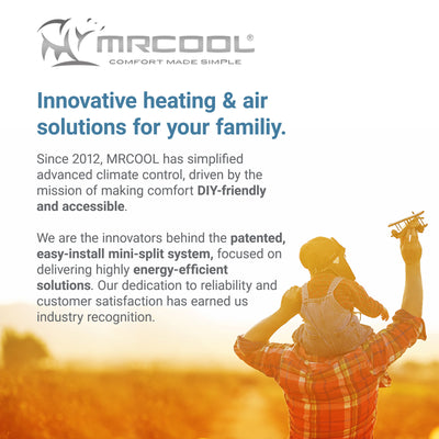 MRCOOL LineGuard Line Set Outdoor Cover for Ductless Mini Split System, Tan